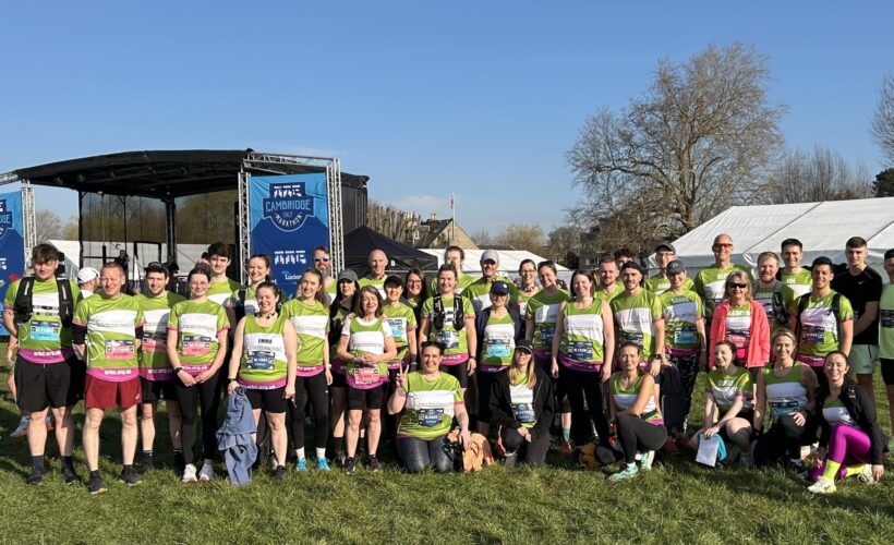 Charity celebrates personal best in the TTP Cambridge Half Marathon