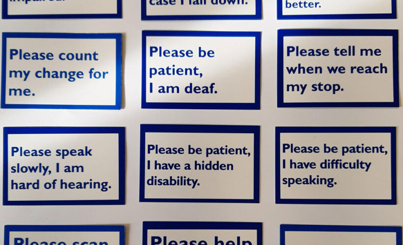 Free journey assistance cards help everyone to get where they need to go