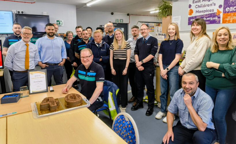 Stagecoach East celebrates bus driver’s 40th anniversary
