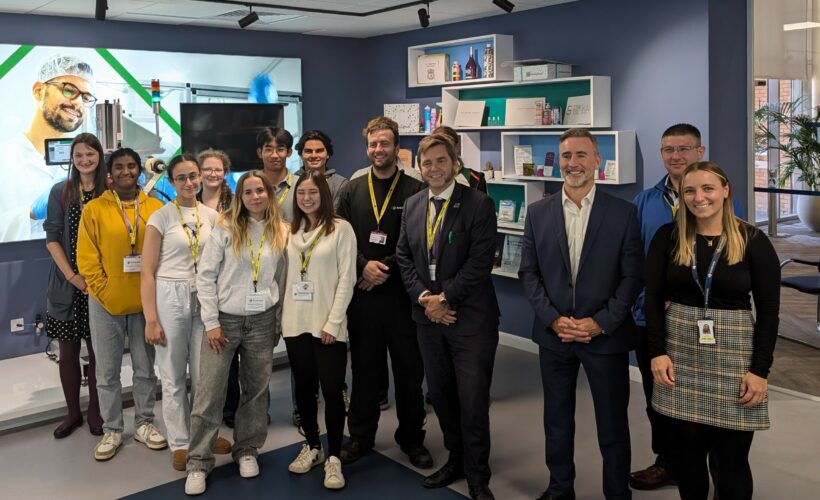 Student visit highlights benefits  of a career in manufacturing