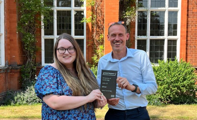 Meet Cambridge Wins Silver at Green Impact Awards