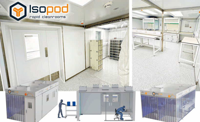 Isopod Rapid Cleanrooms – the elite modular systems saving your host building from unwanted modifica