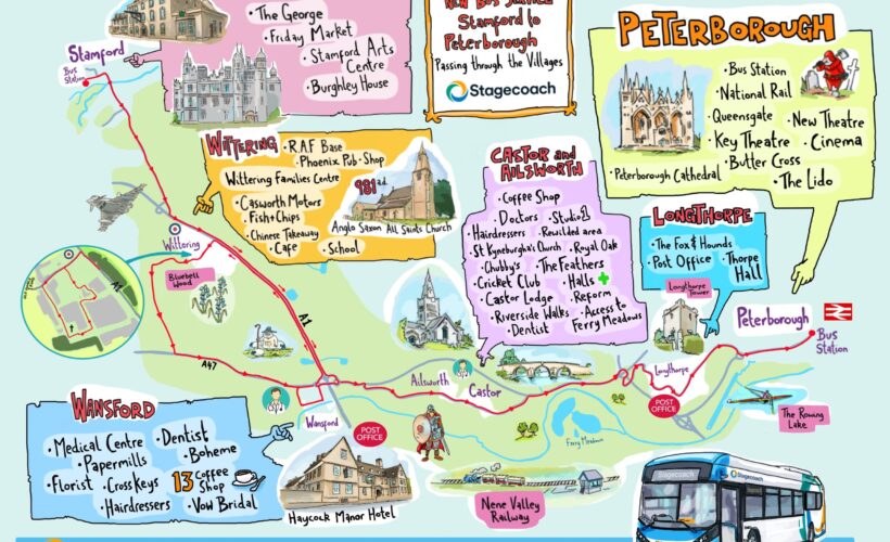 Enjoy World-Famous Attractions By Bus – On The First Anniversary Of Pictureque Route In Cambridgeshire
