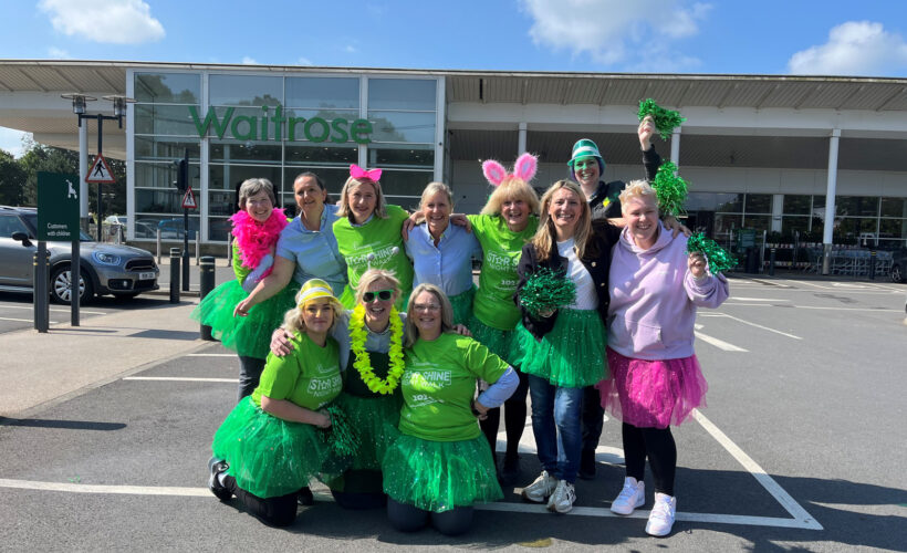 Team Waitrose from Trumpington sign up for Star Shine Night Walk