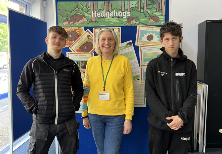 CWA Wisbech construction students turn recycled waste into wildlife-friendly business for national charity
