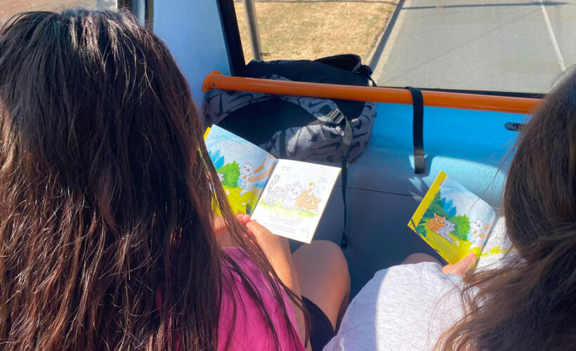 Driving a love of reading: new summer programme brings books to bus journeys in Peterborough